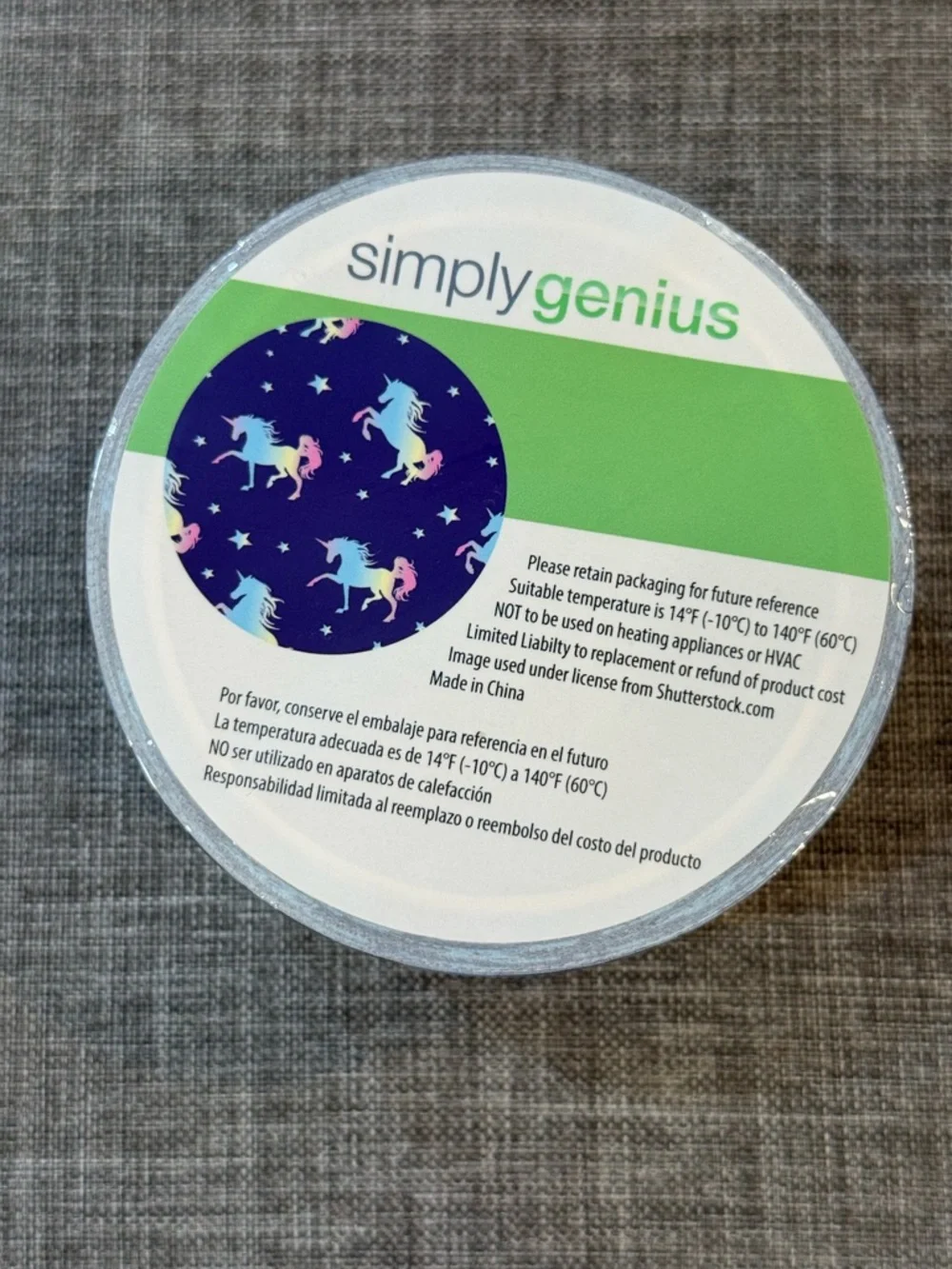 Simply Genius Duct Tape- Cosmic Unicorns  With Extras!